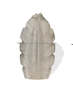 Florero Moderno de Aluminio Plateado de Alta Calidad, Diseño Personalizable, Ecológico, Hueco, Elíptico, para Decoración del Hogar y Bodas - Product Image 3