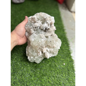 White Stilbite with Okenite <b>Crystal</b> Natural Mineral Specimen for Collection Wholesale Supplier - Product Image 1