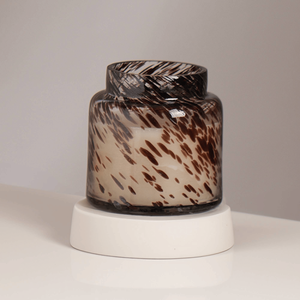 Candela Aromatica Elegante Splatter Pastel Glow, Lunga Durata, Fragranza Rilassante per Casa e Ufficio, per Portacandele in Vetro - Product Image 2