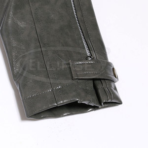 Veste d'hiver en cuir pour homme, nouvelle mode, vente en gros, coupe-vent, imperméable, respirante, en toile, fabriquée au Pakistan - Product Image 6