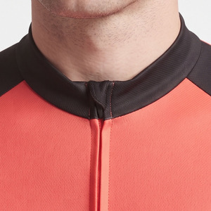 Maillot de sport respirant à manches courtes pour hommes, maillot de cyclisme sur route avec col montant, maillot de cyclisme fitness pour hommes - Product Image 4