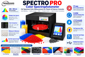 Spectrophotomètre couleur SpectroPro Sensegood pour la correspondance des couleurs des granulés de polymères plastiques - Product Image 2