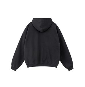เสื้อฮู้ดดี้ผู้ชายไซส์ใหญ่ สีเทาล้วน ผ้าฝ้ายเฟรนช์เทอร์รี่ สวมใส่สบาย ทรงปกติ เหมาะสำหรับใส่ในฤดูใบไม้ร่วง - Product Image 6