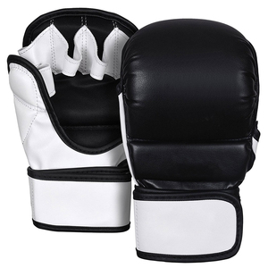 Gants d'entraînement professionnels légers pour la boxe, le MMA et le kick-boxing, design personnalisé, cuir véritable, sangle de poignet réglable, antichoc - Product Image 5