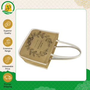 Bolsas de Compras de Yute Estampadas a la Moda, Hechas a Mano, de Primera Calidad, para Uso Diario, para Mujeres, para Compradores Serios - Product Image 2