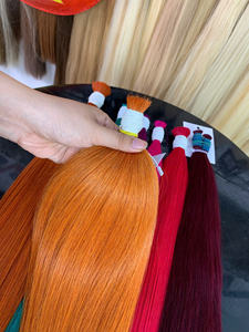 ผมแท้เวียดนามคุณภาพสูงแบบ Super Double Drawn 100% Virgin สีดำ ไม่หลุดร่วง ไม่พันกัน แบบเป็นมัด  ฟอกสีได้ ปลายผมหนาเต็มเส้น - Product Image 2