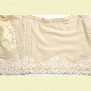 Soutien-gorge de sport respirant à fermeture éclair avant pour femme, grande taille, maintien élevé, décolleté en V profond, ensemble de soutien-gorge de yoga en Spandex/Nylon de haute qualité - Product Image 3