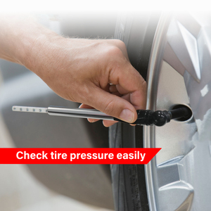Manomètre de pression des pneus en acier inoxydable Roadpower (RP-GAU-PEN) avec embout métallique - 100 PSI - Assure une inflation optimale des pneus - Product Image 2