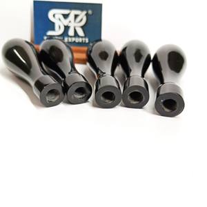 Mango de Herramienta Ecológico de Cuerno de Búfalo Liso y Redondeado, Hecho a Mano, Negro Pulido, para Herramientas Personalizadas y Proyectos de Artesanía - Product Image 1