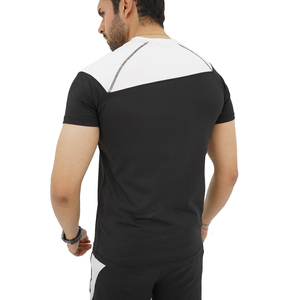 Ensemble T-shirt et short d'été en coton premium pour homme, léger, respirant, décontracté, avec personnalisation de la marque - Product Image 6