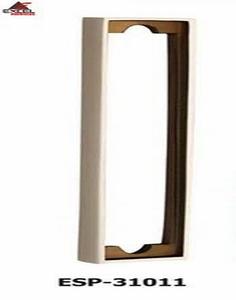 Placa de Retén y Rebate Extendida para Cerradura de Puerta, Diseño de Placa, Material de Acero Inoxidable - Product Image 1