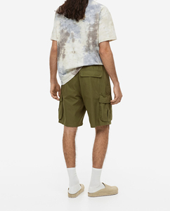 Nouvelle Collection 2026 – Short Décontracté Homme Taille Haute Respirant Brodé Style Urbain Boutonné Vente en Gros pour le Printemps - Product Image 5