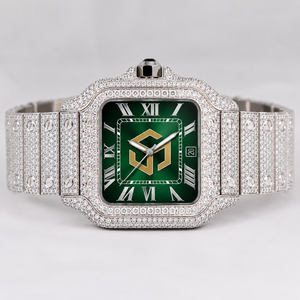 Luxury Stainless Steel Moissanite Diamond Iced Out <b>Watch</b> Men Women Fashion Wristwatch - Product Image 5