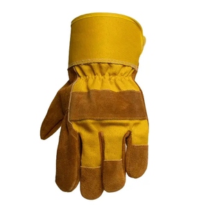 Guantes de Trabajo de Cuero Vacuno de Primera Calidad, Resistentes, para Seguridad Industrial, Protección de Manos, Construcción y Hogar - Product Image 2