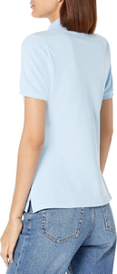 ผู้ผลิตเสื้อโปโลผู้หญิงแบบสั่งทำ OEM ODM แขนสั้น ทรงปกติ สวมใส่สบาย ผ้าถัก สีพื้น ใส่ได้ทุกฤดู - Product Image 6
