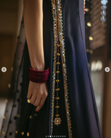 Sari en soie noire avec broderie dorée, longueur standard, tenue formelle traditionnelle pour mariage, toutes saisons, pour femmes, style Inde Pakistan