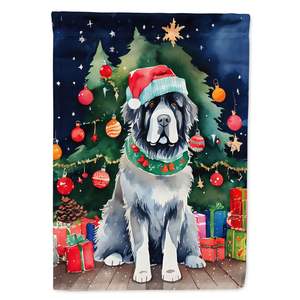 Gran Multicolor Terranova Navidad casa bandera porche manga poste decorativo patio Banner ilustraciones pared colgante Casa de poliéster - Product Image 1