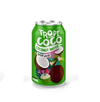 100% boisson à l'eau de coco fraîche 330ml en aluminium peut produire OEM un fabricant leader du Vietnam-Échantillons gratuits
