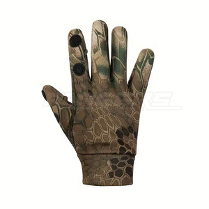 Gants de chasse imperméables et isolés de qualité supérieure avec fermeture à scratch, design camouflage, pour usage extérieur unisexe - Product Image 1