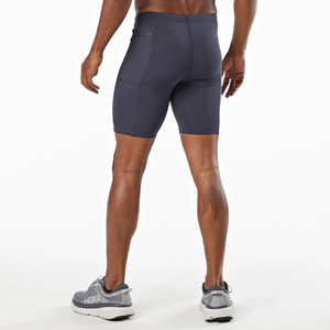 Shorts de musculation pour hommes, shorts de compression 3D pour la gym, leggings de fitness ajustés, shorts de compression de couleur unie - Product Image 3
