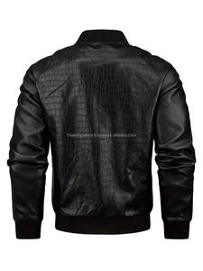 2025 Otoño Invierno chaquetas de cuero para hombres cómodo y de moda nuevo estilo de diseño para chaqueta juvenil para hombres - Product Image 3