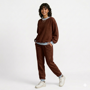 Sweat-shirt à col montant pour femmes, pull doux et chaud, haut décontracté d'hiver, OEM ODM, logo personnalisé, vente en gros, vêtements pour femmes, mode - Product Image 1