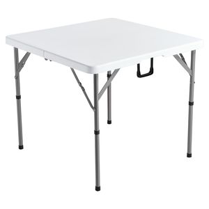 Tavolo da Domino Pieghevole Portatile Quadrato per 4 Giocatori, Piano Verde Resistente all'Usura, Tavolo da Mahjong Ripiegabile a Metà - Product Image 3