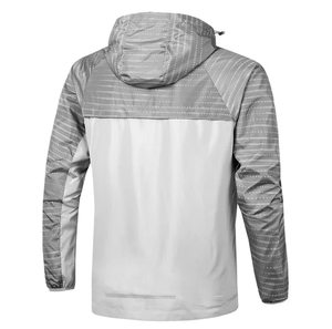 Windbreaker <b>Jacket</b> for Men Winter Windproof Standard <b>Thickness</b> Hooded Stand Collar Front Breathable Quick Dry Outdoor Sportswear - Product Image 4