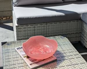 Plat à salade créatif en résine décorative chinoise, motif ange peint à la main, étanche - Product Image 5