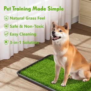 TH-PAG-610 Comfortable Synthetic Pet Turf Rug Natural Look Quick Dry Suitable for Apartment Living Indoor Puppy <b>Toilet</b> Training - Product Image 5