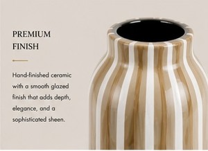 Hot Selling Classic Design Metal <b>Flower</b> Vase Enamel Finished Tabletop Decor Contemporary Handmade Design for Home Decoration - Product Image 6