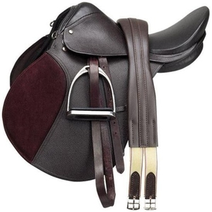 Silla de Montar Occidental de Cuero Genuino Premium, Silla de Montar Ecuestre Personalizada con Asiento Cómodo y Hecha a Mano - Product Image 1