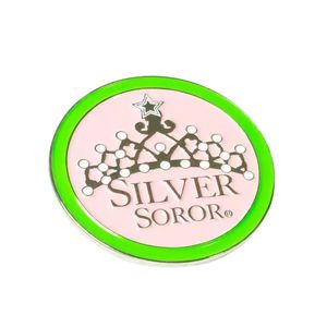 Silver Soror Crown <b>Lapel</b> <b>Pin</b> Elegant Metal Crown Brooch for Women Decorative <b>Suit</b> Badge Fashion Jewelry Gift Accessory - Product Image 1