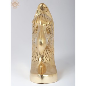 รูปปั้นหัวนกอินทรีหัวล้านขนาด5นิ้วทำด้วยมือรูปปั้นตกแต่งโต๊ะด้วยทองเหลือง - Product Image 2