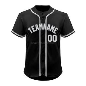 Maillot de baseball personnalisé avec impression par sublimation pour hommes veste de t-shirt à rayures violettes vêtements de sport imprimés - Product Image 2