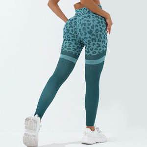 Leggings Deportivos Personalizados para Mujer, Sin Costuras, de Poliamida, Hasta el Tobillo, de Cintura Alta, Efecto Levanta Glúteos, para Yoga - Product Image 3