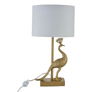 Flamingo Bird <b>Table</b> <b>Lamp</b> Gold Brass Animal <b>Base</b> Modern Eco-Friendly Decorative Artistic Lighting Sculptural Diwali Durable Home - Product Image 4