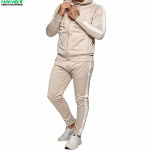 Conjunto Deportivo Minimalista Oversize para Hombre, Sudadera Suave con Hombros Caídos y Pantalones Jogger, Estilo Casual - Product Image 4