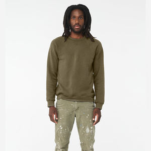 Wholesale 320g Cotton Round Neck Sweatshirt for Spring and Autumn. Men's <b>Slim</b> Fit and Comfortable Base Layer Top Suitable. - Product Image 4