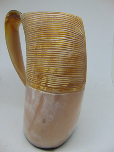 Mug à boire en corne de viking sculpté à la main, vintage et unique, style nautique, verres à shot - Product Image 4