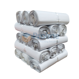 Sacs en polyéthylène rétractables imprimés sur mesure de luxe, couleur pêche, jetables pour supermarché, exposition, emballage plastique sur mesure - Product Image 2