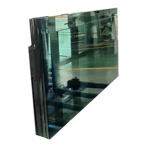 Wholesale Factory Price 15mm 16mm 17mm 18mm 19mm Toughened Tempered Glass for Railing Glass Panel