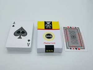 Baraja de Cartas Marcadas Magic Trick 555, Cartas de Magia de Plástico Negro con Código Oculto Fácil de Leer por la Parte Posterior - Product Image 6