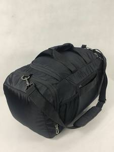 ORKID Large Black Polyester Duffel <b>Luggage</b> with Spacious Main Compartment Front Zipper Pocket Reinforced Carry Handles - Product Image 2