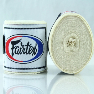 ผ้าพันมือ Fairtex สำหรับชกมวย ผ้าฝ้ายยืดหยุ่น ช่วยพยุงข้อมือ เหมาะสำหรับมวยไทย MMA คิกบ็อกซิ่ง อุปกรณ์ฝึกซ้อม - Product Image 2