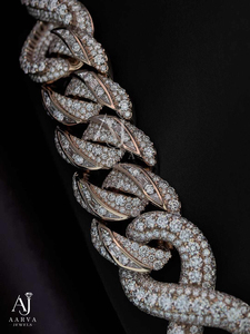 <b>Iced</b> <b>Out</b> Hip Hop Cuban Link Moissanite Necklace with Claw Setting VVS Brilliant Cut Rhodium Plated <b>Chain</b> Jewelry for Party Gift - Product Image 5