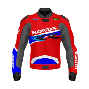 Chaqueta de Motociclismo Zonda para Hombre, de Cuero Vacuno Genuino, con Protección de Nivel 2 CE y Soporte para la Espalda - Product Image 1