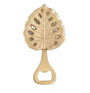 Ouvre-bouteille en métal en forme de feuille pour bars, restaurants, services de boissons commerciaux, ouverture de bouchons de bouteilles - Product Image 1