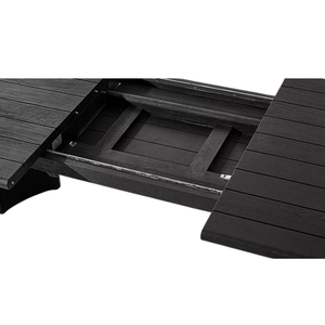 Mesa de Comedor de Exterior Premium, Diseño Contemporáneo en Madera de Teca Sólida, Resistente a la Intemperie, Extensible, con Tablero Ovalado, para Terraza y Jardín - Product Image 2