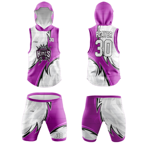 Maillots de football américain à drapeau personnalisés PURE à capuche et à compression pour 7 joueurs, uniformes d'équipe entièrement sublimés pour 7 contre 7 - Product Image 1